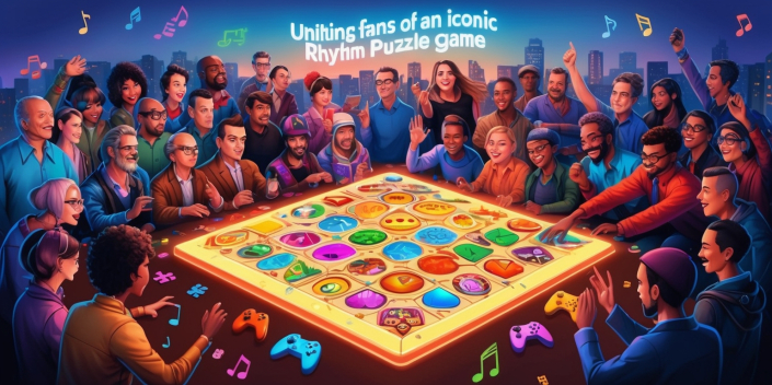 The Definitive Pronunciation: Uniting Fans of an Iconic Rhythm Puzzle Game logo